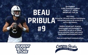 collectable football player cup Beau Primula #9